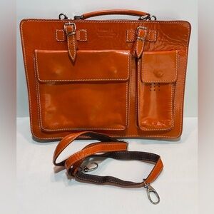 Hebella Genuine Leather Computer/Briefcase Bag